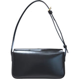 セリーヌ CELINE ショルダーバッグ クロード ブラック/GD金具 カーフ レディース ハンドバッグ