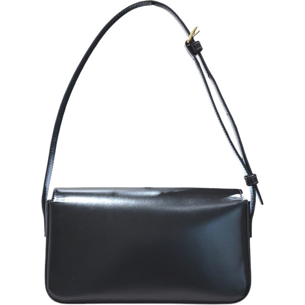 セリーヌ CELINE ショルダーバッグ クロード ブラック/GD金具 カーフ レディース ハンドバッグ