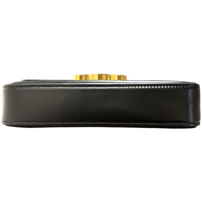 セリーヌ CELINE ショルダーバッグ クロード ブラック/GD金具 カーフ レディース ハンドバッグ