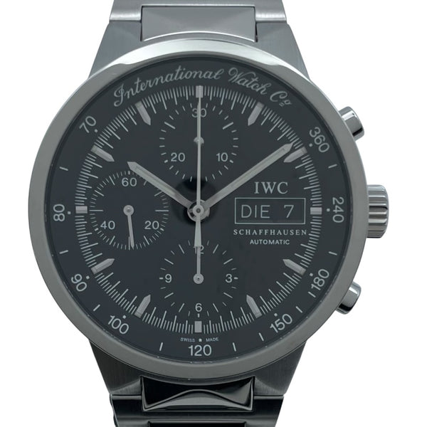 インターナショナルウォッチカンパニー IWC GST クロノグラフ IW370706 ブラック SS メンズ 腕時計