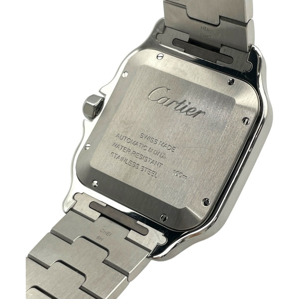 カルティエ Cartier サントスドゥカルティエ LM W2SA0009 ホワイト K18/SS 自動巻き メンズ 腕時計