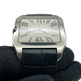 カルティエ Cartier サントスデュモン LM W2007051 アイボリー K18WG 手巻き メンズ 腕時計