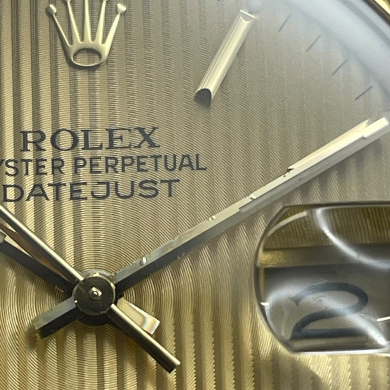 ロレックス ROLEX デイトジャスト タペストリー 16233 ゴールド K18/SS 自動巻き メンズ 腕時計