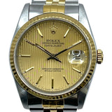 ロレックス ROLEX デイトジャスト タペストリー 16233 ゴールド K18/SS 自動巻き メンズ 腕時計