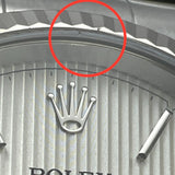 ロレックス ROLEX デイトジャスト タペストリー 16234 シルバー WG/SS 自動巻き メンズ 腕時計