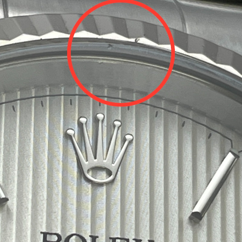 ロレックス ROLEX デイトジャスト タペストリー 16234 シルバー WG/SS 自動巻き メンズ 腕時計