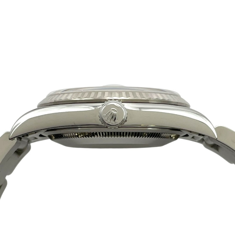 ロレックス ROLEX デイトジャスト タペストリー 16234 シルバー WG/SS 自動巻き メンズ 腕時計