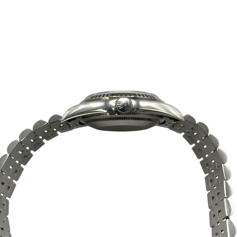 ロレックス ROLEX デイトジャスト36 ホリコン 16234 グレー K18WG/SS メンズ 腕時計