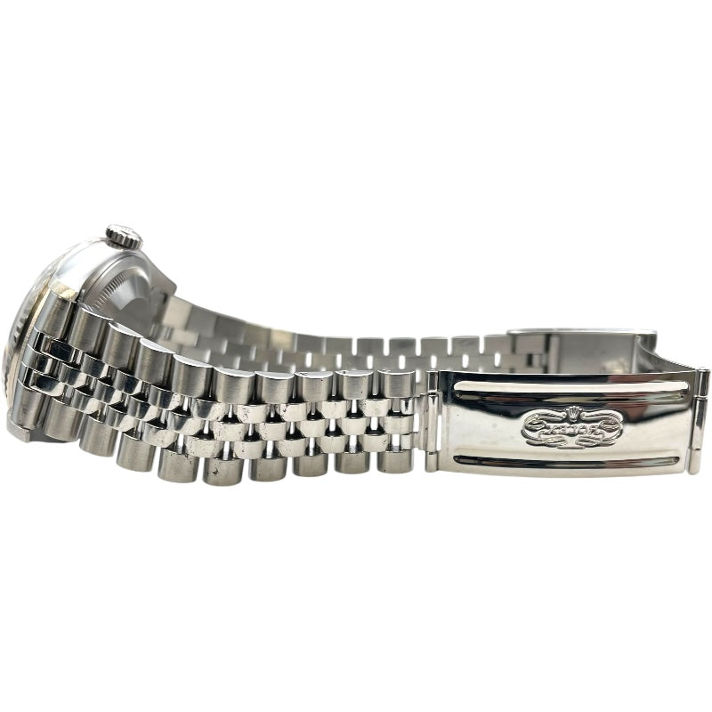 ロレックス ROLEX デイトジャスト36 ホリコン 16234 グレー K18WG/SS メンズ 腕時計