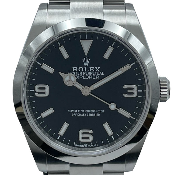 ロレックス ROLEX エクスプローラー40 224270 ブラック SS メンズ 腕時計