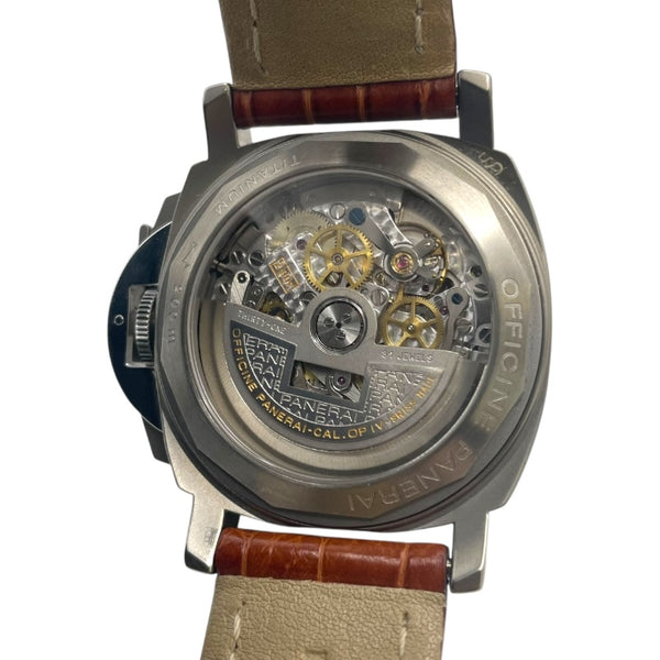 パネライ PANERAI ルミノール クロノ PAM00074 ブラック SS メンズ 腕時計
