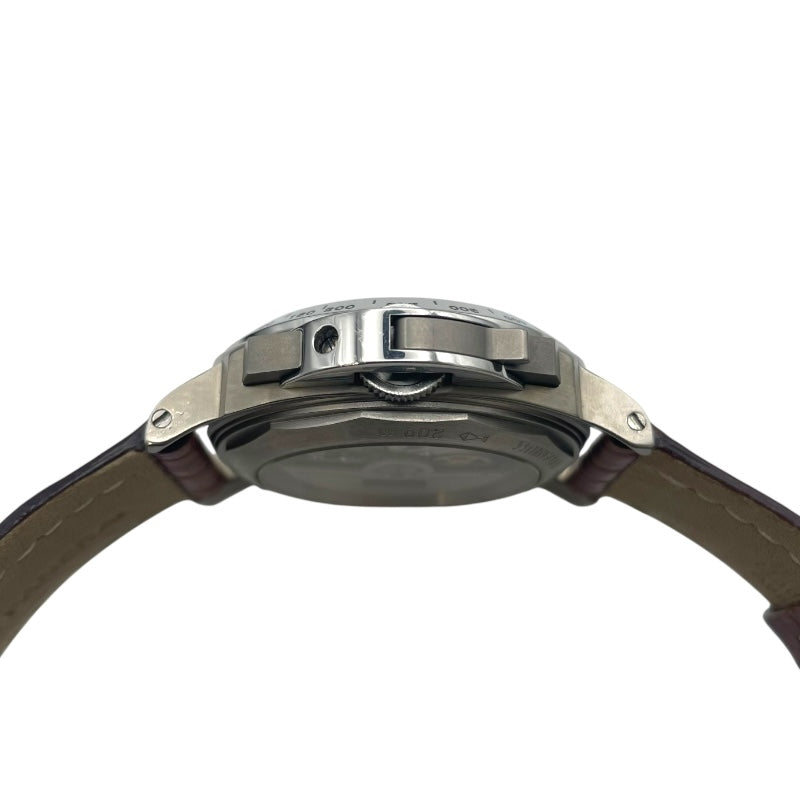 パネライ PANERAI ルミノール クロノ PAM00074 ブラック SS メンズ 腕時計