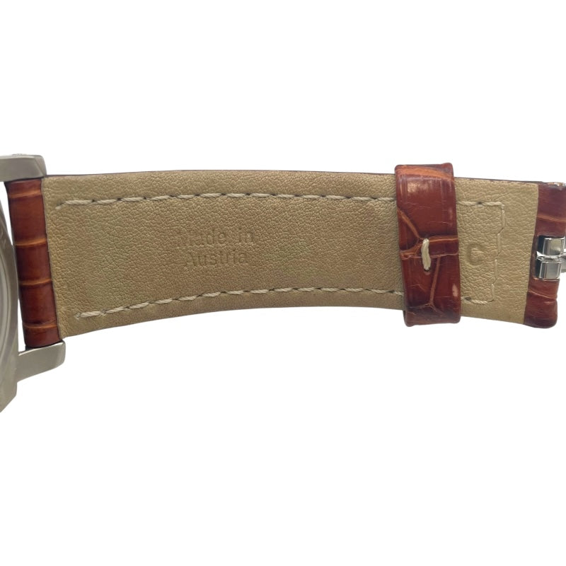 パネライ PANERAI ルミノール クロノ PAM00074 ブラック SS メンズ 腕時計