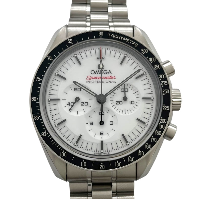 オメガ OMEGA スピードマスター ムーンウォッチ プロフェッショナル コーアクシャル 310.30.42.50.04.001 ホワイト SS メンズ 腕時計