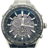 セイコー SEIKO アストロン SBXA021 ブラック SS メンズ 腕時計