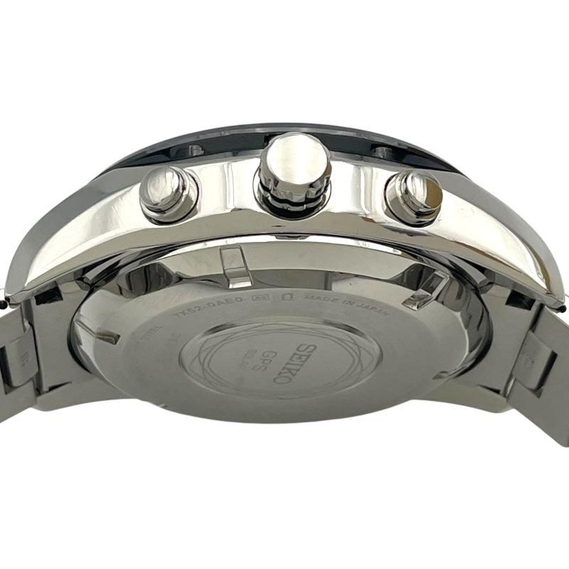 セイコー SEIKO アストロン SBXA021 ブラック SS メンズ 腕時計