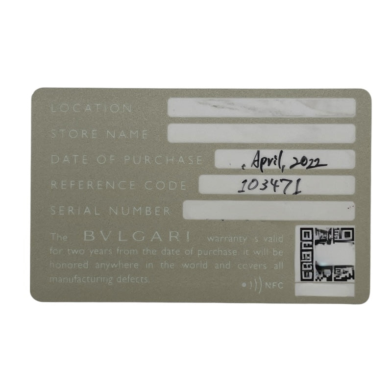 ブルガリ BVLGARI オクト ローマ クロノグラフ 103471 ブラック SS 自動巻き メンズ 腕時計