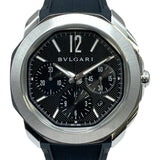 ブルガリ BVLGARI オクト ローマ クロノグラフ 103471 ブラック SS 自動巻き メンズ 腕時計