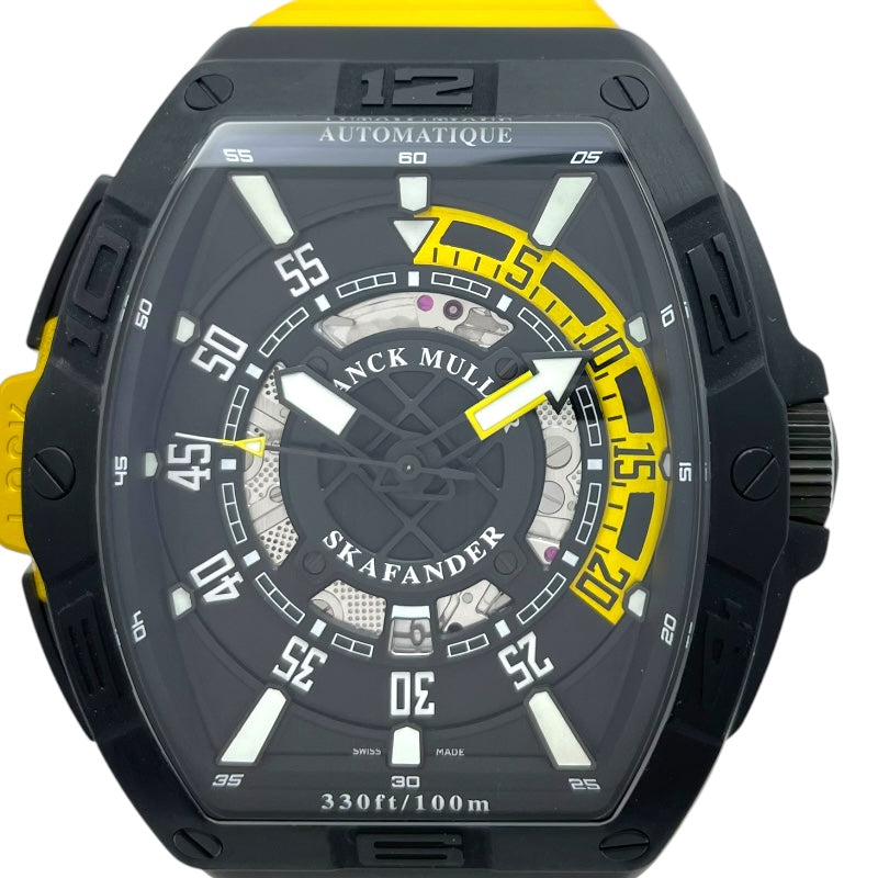 フランク・ミュラー FRANCK MULLER スカファンダー クラシック SKF46DVSCDT ブラック チタン 自動巻き メンズ 腕時計