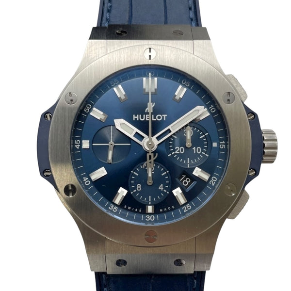 ウブロ HUBLOT ビッグバン スチールブルー 301.SX.7170.LR ブルー SS メンズ 腕時計
