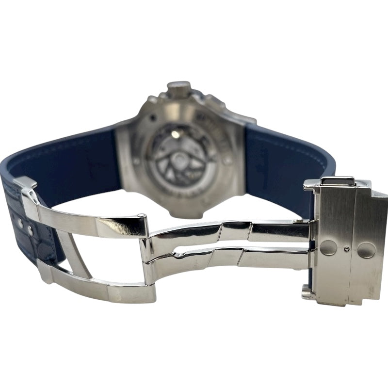 ウブロ HUBLOT ビッグバン スチールブルー 301.SX.7170.LR ブルー SS メンズ 腕時計