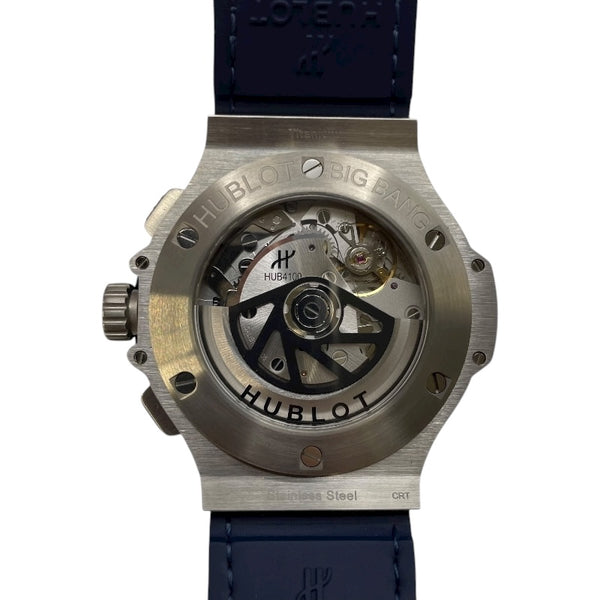 ウブロ HUBLOT ビッグバン スチールブルー 301.SX.7170.LR ブルー SS メンズ 腕時計