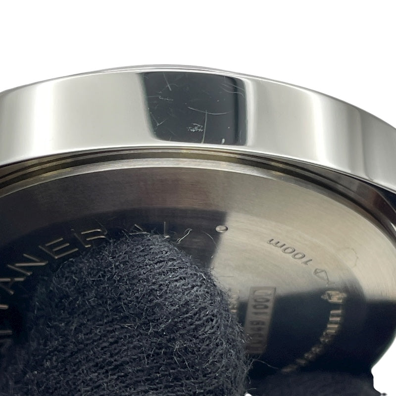 パネライ PANERAI ルミノールマリーナ ロゴ アッチャイオ PAM00660 ホワイト SS 手巻き メンズ 腕時計