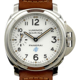 パネライ PANERAI ルミノールマリーナ ロゴ アッチャイオ PAM00660 ホワイト SS 手巻き メンズ 腕時計