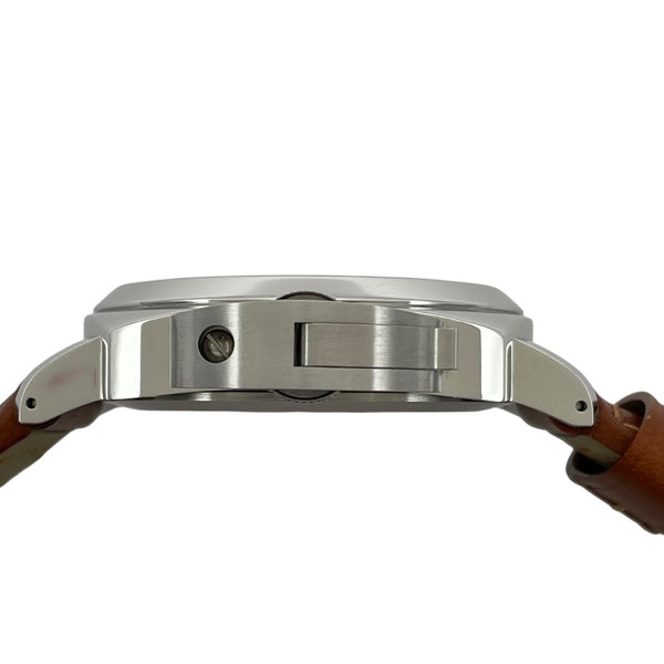 パネライ PANERAI ルミノールマリーナ ロゴ アッチャイオ PAM00660 ホワイト SS 手巻き メンズ 腕時計