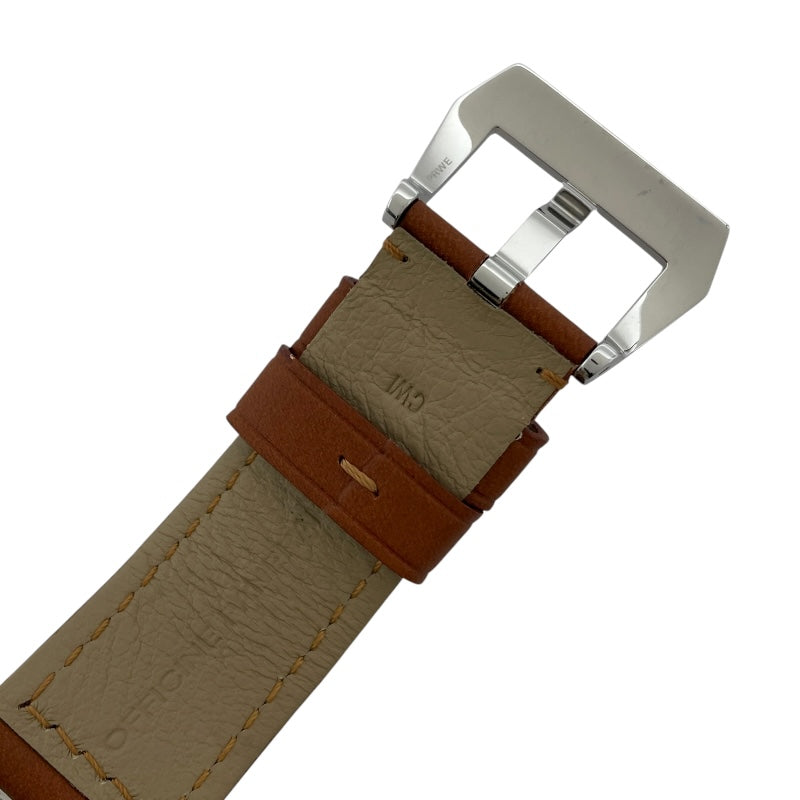 パネライ PANERAI ルミノールマリーナ ロゴ アッチャイオ PAM00660 ホワイト SS 手巻き メンズ 腕時計