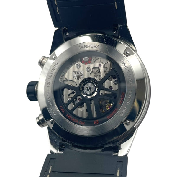 タグ・ホイヤー TAG HEUER カレラ キャリバーホイヤー02 クロノグラフ CBG2010.FT6144 ブラック SS/セラミック メンズ 腕時計
