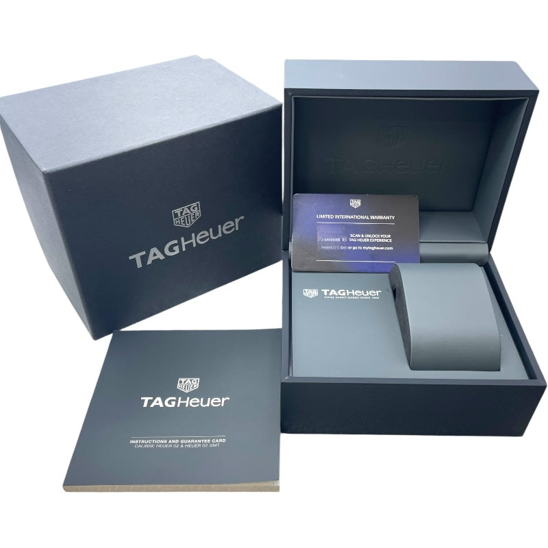 タグ・ホイヤー TAG HEUER カレラ キャリバーホイヤー02 クロノグラフ CBG2010.FT6144 ブラック SS/セラミック メンズ 腕時計