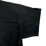 バレンシアガ BALENCIAGA SKATER OVERSIZED フロントロゴ半袖Tシャツ 739028 ブラック コットン ユニセックス 半袖Ｔシャツ