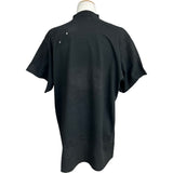 バレンシアガ BALENCIAGA SKATER OVERSIZED フロントロゴ半袖Tシャツ 739028 ブラック コットン ユニセックス 半袖Ｔシャツ