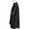 バレンシアガ BALENCIAGA SKATER OVERSIZED フロントロゴ半袖Tシャツ 739028 ブラック コットン ユニセックス 半袖Ｔシャツ
