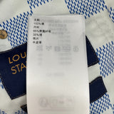 ルイ・ヴィトン LOUIS VUITTON ワイドレッグフィットデニムパンツ HSD５０W ブルー コットン メンズ デニムパンツ