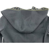 ルイ・ヴィトン LOUIS VUITTON モノグラム裏地ラップコート FFC022QWE ネイビー ウール レディース トレンチコート