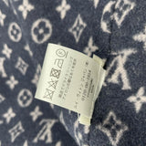 ルイ・ヴィトン LOUIS VUITTON モノグラム裏地ラップコート FFC022QWE ネイビー ウール レディース トレンチコート