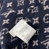 ルイ・ヴィトン LOUIS VUITTON モノグラム裏地ラップコート FFC022QWE ネイビー ウール レディース トレンチコート