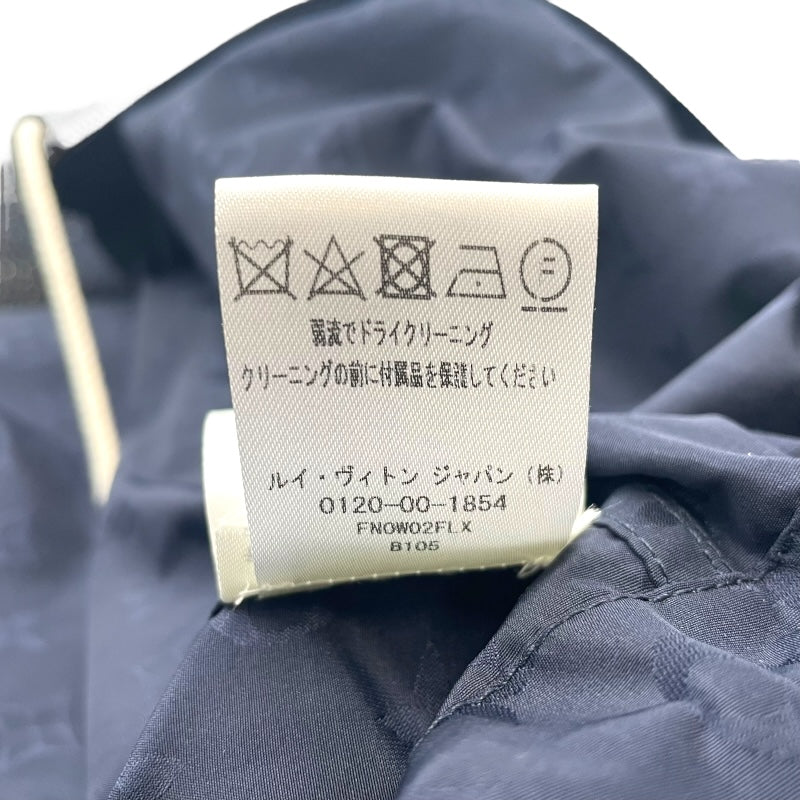 ルイ・ヴィトン LOUIS VUITTON モノグラム総柄ナイロンジャケット ネイビー ナイロン レディース ナイロンジャケット