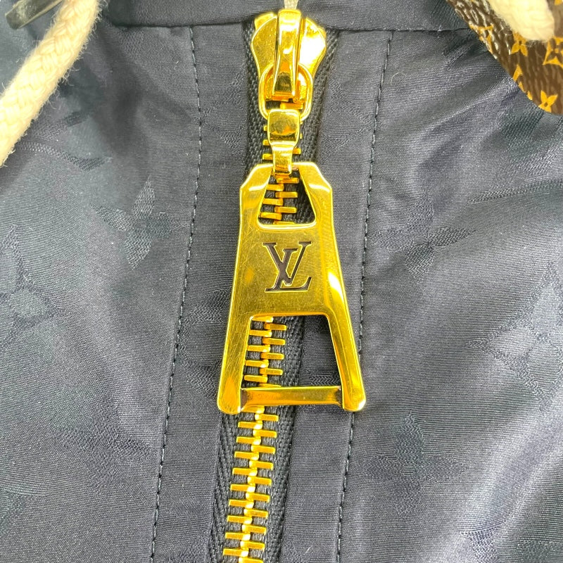 ルイ・ヴィトン LOUIS VUITTON モノグラム総柄ナイロンジャケット ネイビー ナイロン レディース ナイロンジャケット