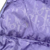 クリスチャン・ディオール Christian Dior オブリーク総柄ダウンジャケット 943C449A4462 パープル ナイロン メンズ ダウンジャケット