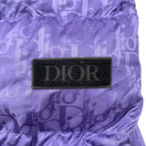 クリスチャン・ディオール Christian Dior オブリーク総柄ダウンジャケット 943C449A4462 パープル ナイロン メンズ ダウンジャケット