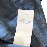ルイ・ヴィトン LOUIS VUITTON LVソルトダミエ総柄シルクシャツ 21AW HLS17W ブルー シルク メンズ 長袖シャツ