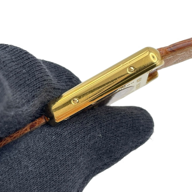 カルティエ Cartier マストタンク SM W1013654 アイボリー SV/GF レディース 腕時計