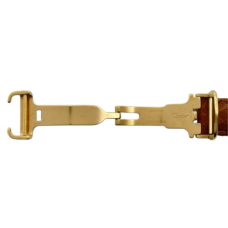 カルティエ Cartier マストタンク SM W1013654 アイボリー SV/GF レディース 腕時計