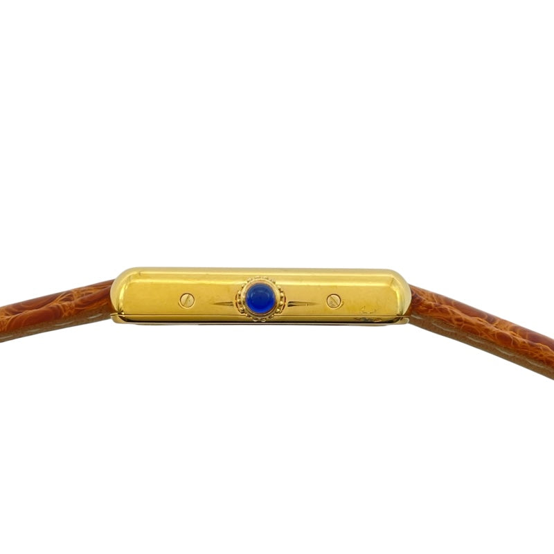 カルティエ Cartier マストタンク SM W1013654 アイボリー SV/GF レディース 腕時計