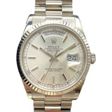 ロレックス ROLEX デイデイト36 118239 シルバー K18WG メンズ 腕時計