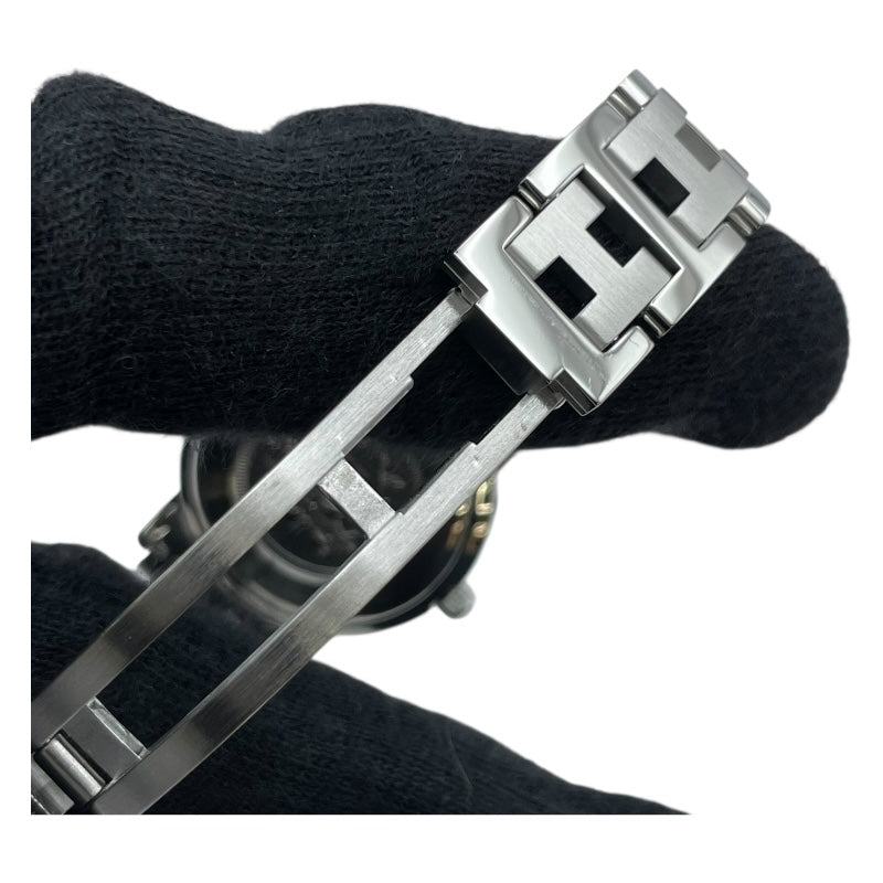 エルメス HERMES クリッパー CL4.210 ホワイト SS レディース 腕時計