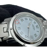 エルメス HERMES クリッパー CL4.210 ホワイト SS レディース 腕時計